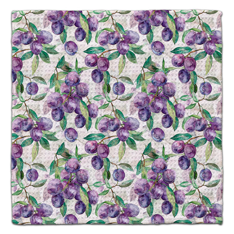 Purple Grapes  Eco-Friendly Washcloth - CJ Bella Co.