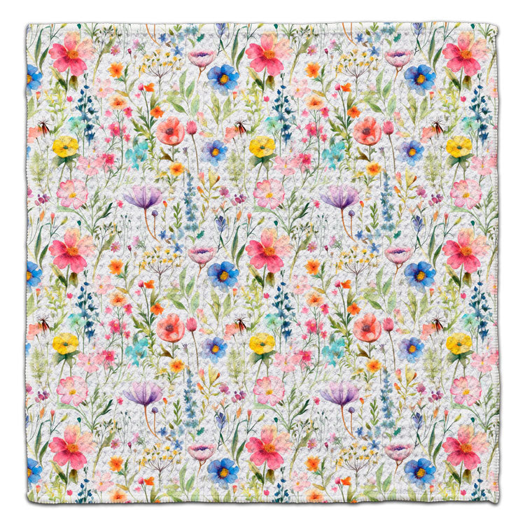 Bright Wildflowers Eco-Friendly Washcloth - CJ Bella Co.