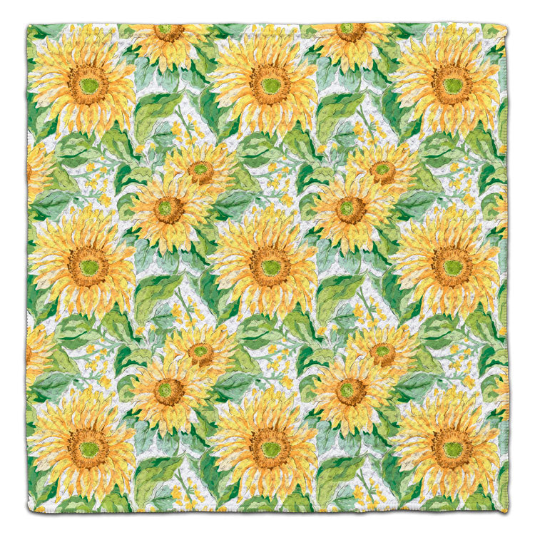 Yellow Sunflowers Eco-Friendly Washcloth