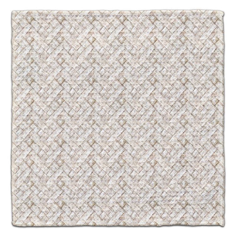 Beige Cross-Hatch Eco-Friendly Washcloth - CJ Bella Co.