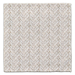 Beige Cross-Hatch Eco-Friendly Washcloth - CJ Bella Co.