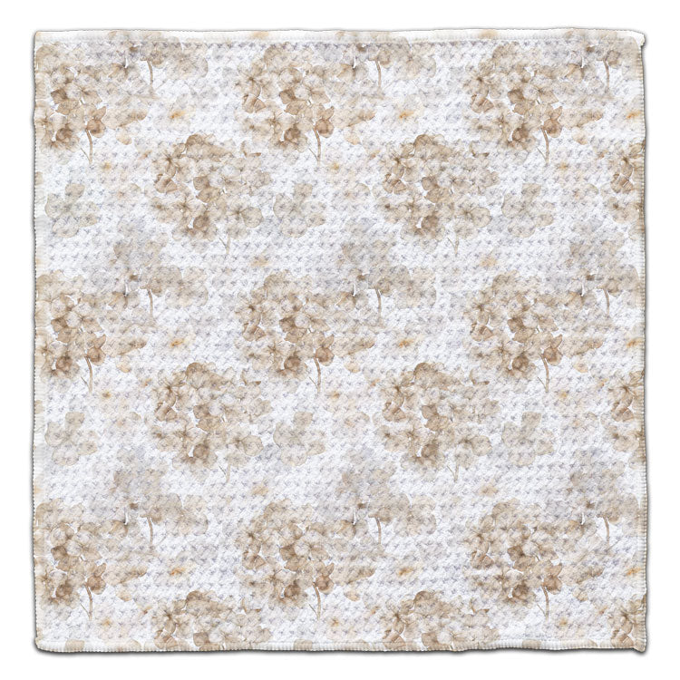 Beige Forget Me Nots Eco-Friendly Washcloth - CJ Bella Co.