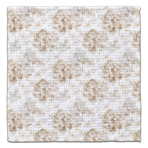 Beige Forget Me Nots Eco-Friendly Washcloth - CJ Bella Co.