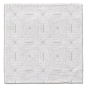 Beige Boho Rectangles Eco-Friendly Washcloth