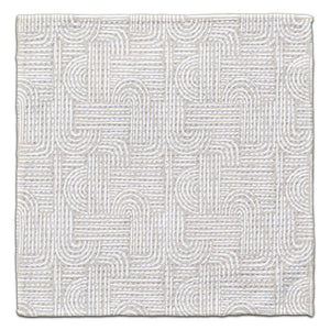 Beige Geo J Lines Eco-Friendly Washcloth