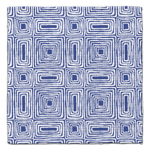 Blue Boho Rectangles Eco-Friendly Washcloth - CJ Bella Co.