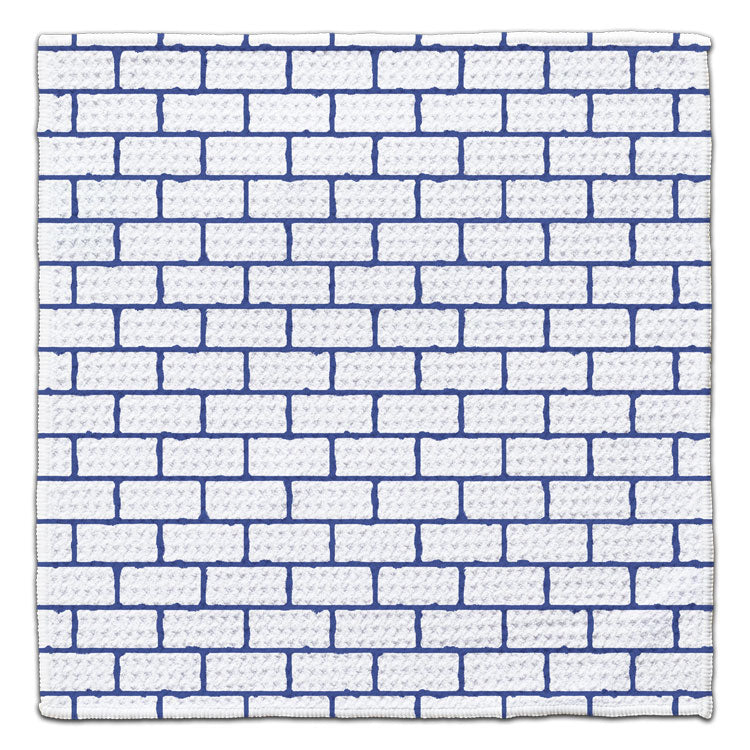 Blue Geo Subway Tile Eco-Friendly Washcloth