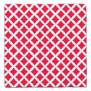 Red Diamonds Eco-Friendly Washcloth
