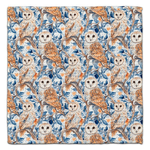 Owl on Branch Eco-Friendly Washcloth