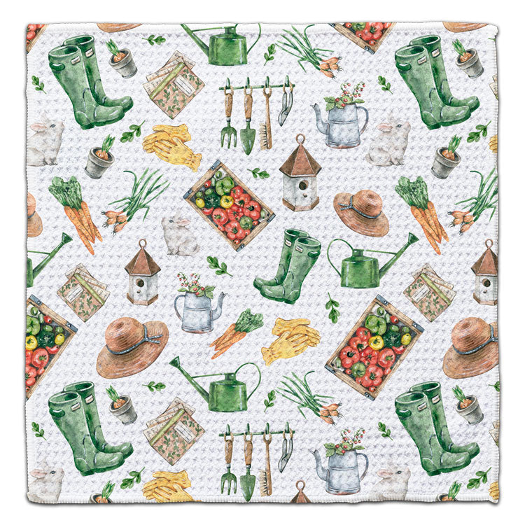 Spring Garden Eco-Friendly Washcloth - CJ Bella Co.