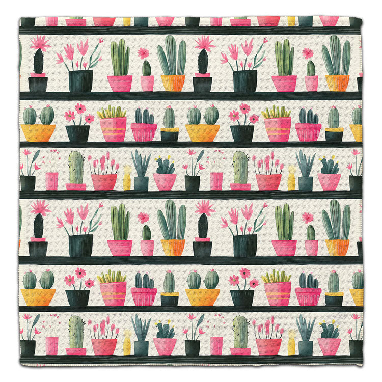 Plants on Shelves Eco-Friendly Washcloth