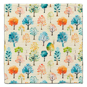 Whimsical Trees Eco-Friendly Washcloth - CJ Bella Co.