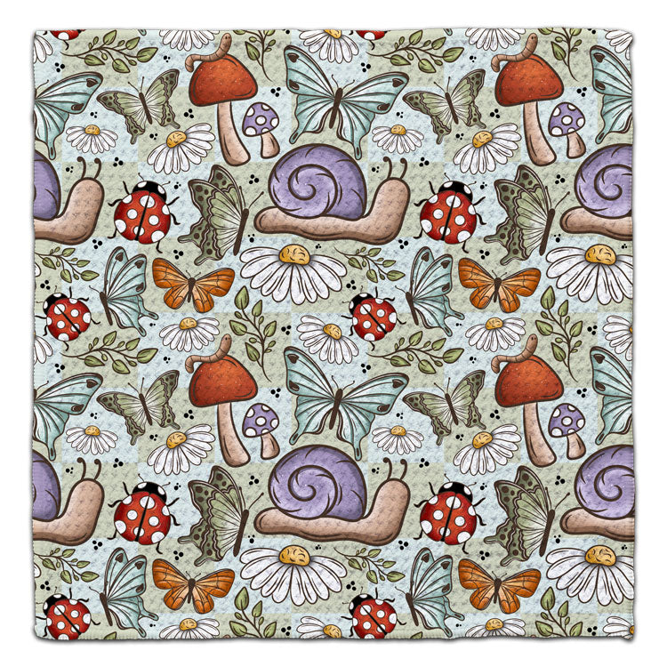 Snail & Insects Eco-Friendly Washcloth