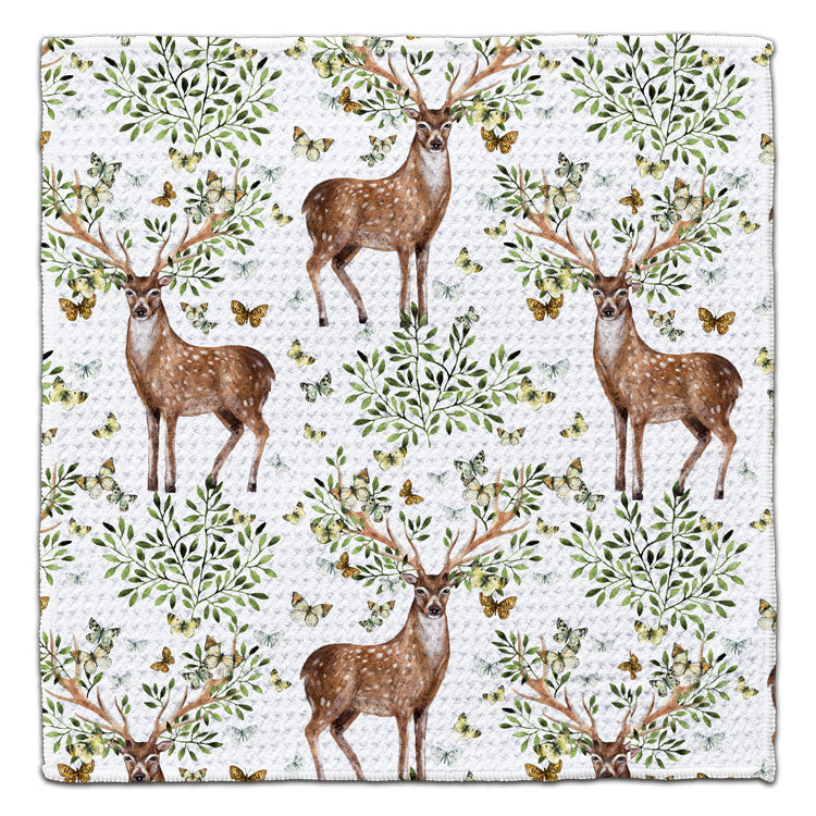 Deer & Butterfly Eco-Friendly Washcloth