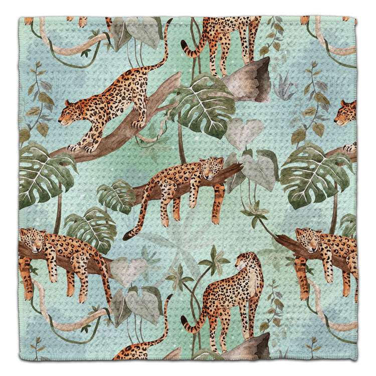 Jaguar in Tree Eco-Friendly Washcloth