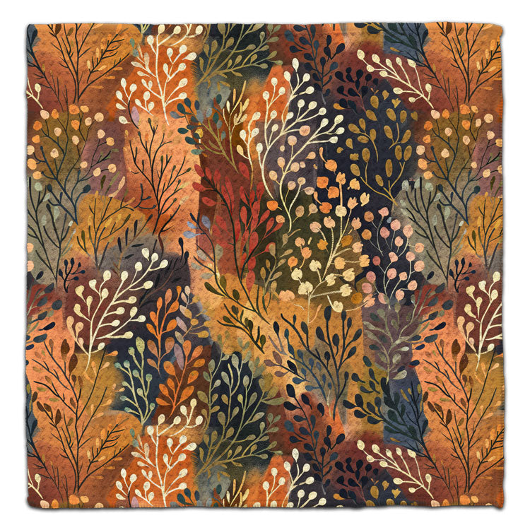 Wispy Fall Leaves Eco-Friendly Washcloth