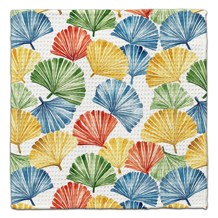 Colorful Fans Eco-Friendly Washcloth