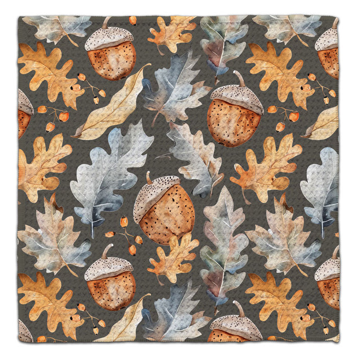Oak Leaves and Acorns Eco-Friendly Washcloth