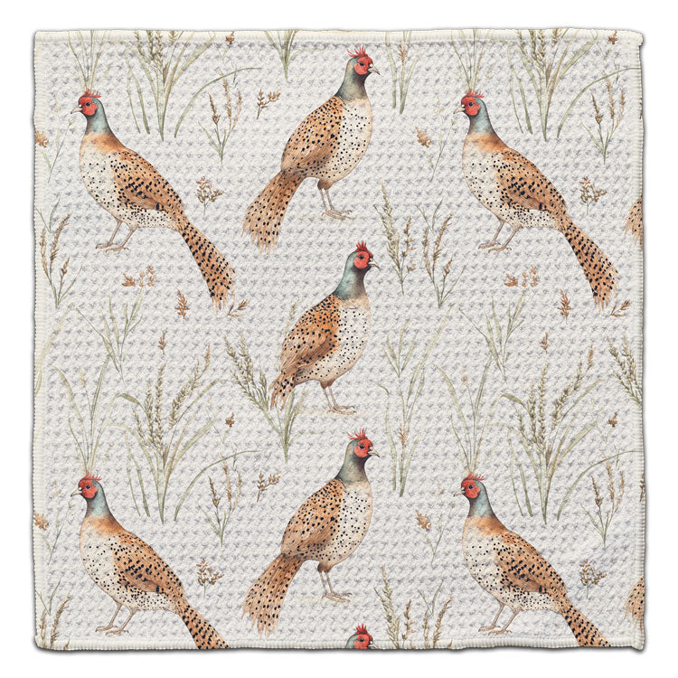 Brown Pheasants Eco-Friendly Washcloth