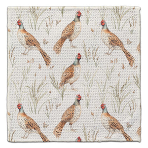 Brown Pheasants Eco-Friendly Washcloth