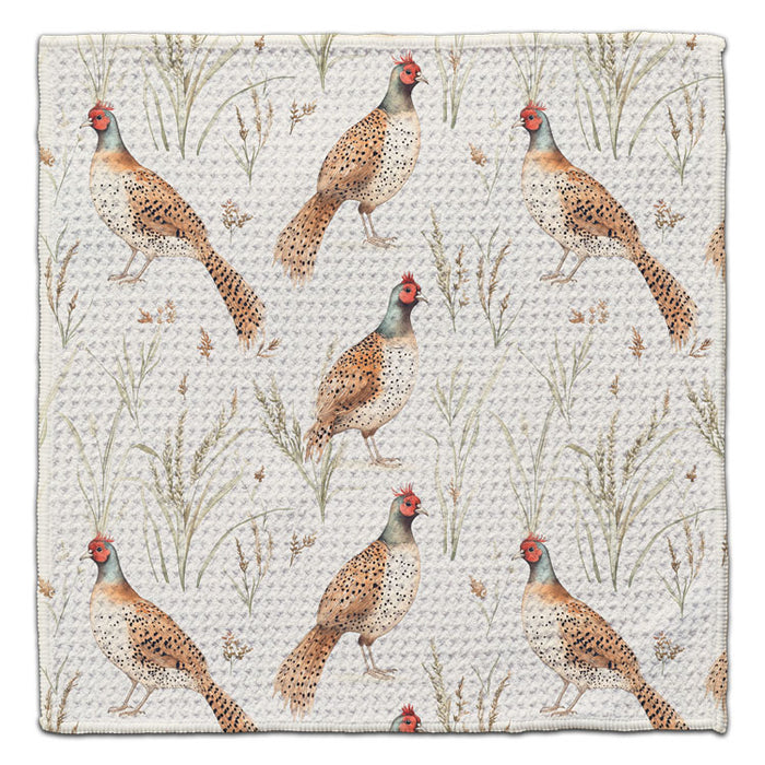 Brown Pheasants Eco-Friendly Washcloth