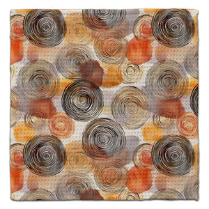 Tri-Color Circles Eco-Friendly Washcloth