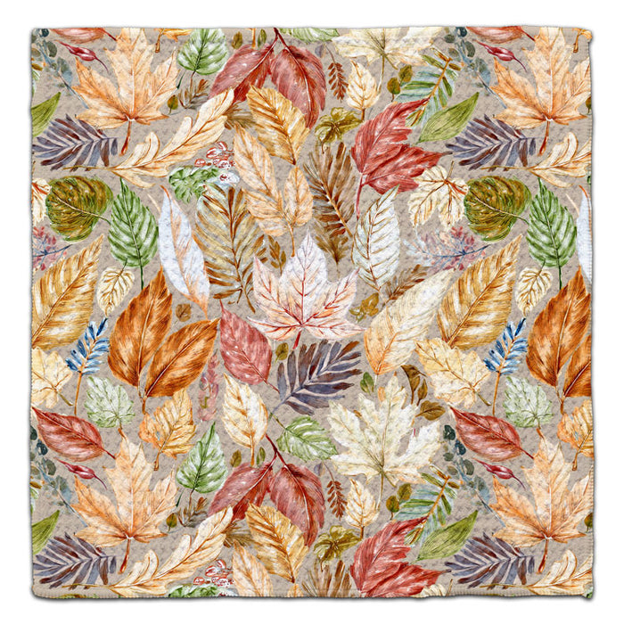 Leaf Collage Eco-Friendly Washcloth
