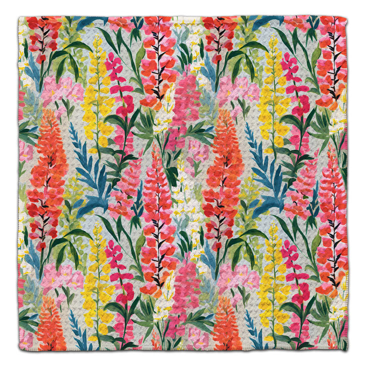 Multi Color Lupines Eco-Friendly Washcloth