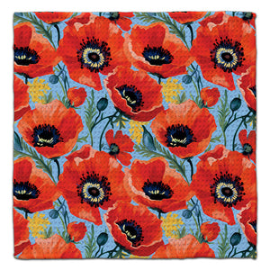 Field of Poppies Eco-Friendly Washcloth