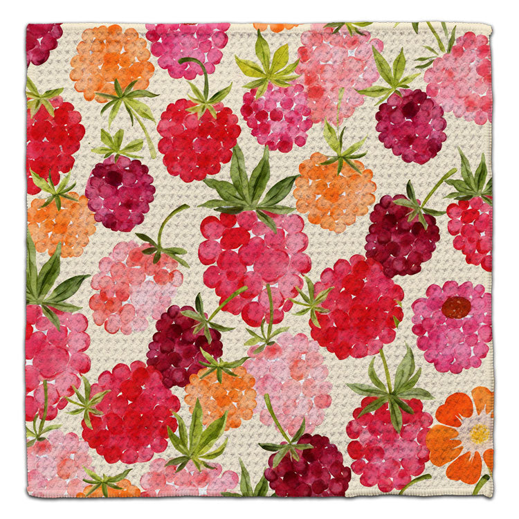 Raspberries Eco-Friendly Washcloth