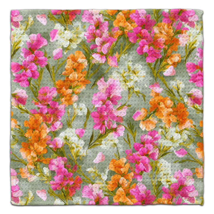 Pink & Orange Snapdragons Eco-Friendly Washcloth
