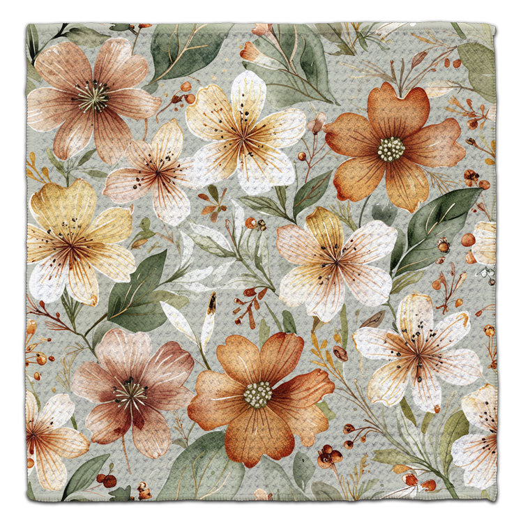 Star Gazers on Green Background Eco-Friendly Washcloth - CJ Bella Co.