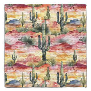Cactus in the Desert Eco-Friendly Washcloth