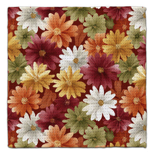 Autumn Colorful Daisies Eco-Friendly Washcloth