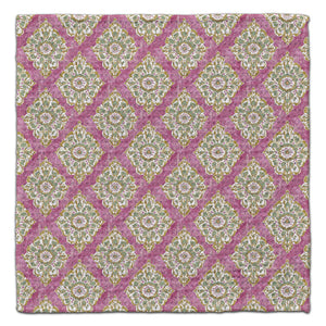 Boho Diagonal Raspberry Eco-Friendly Washcloth
