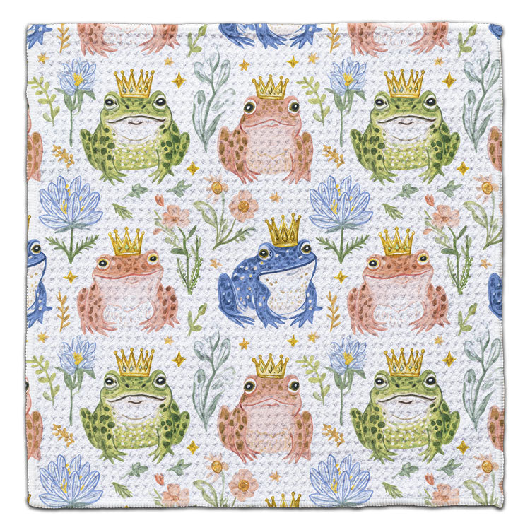 Froggy Princes Eco-Friendly Washcloth