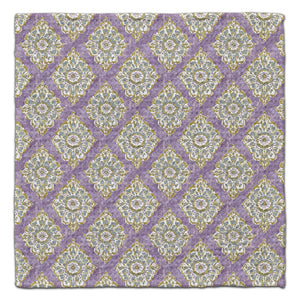 Boho Diagonal Purple Eco-Friendly Washcloth