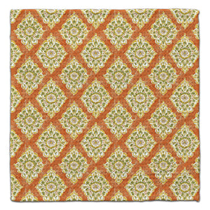 Boho Diagonal Peach Eco-Friendly Washcloth
