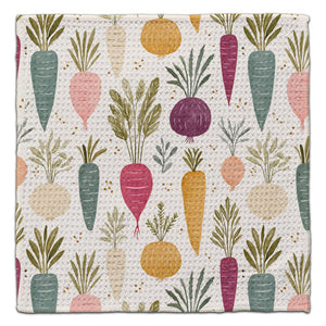 Fall Root Veggies Eco-Friendly Washcloth - CJ Bella Co.