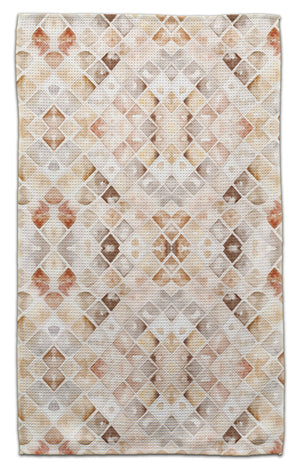 Beige Diagonal Eco-Friendly Towel