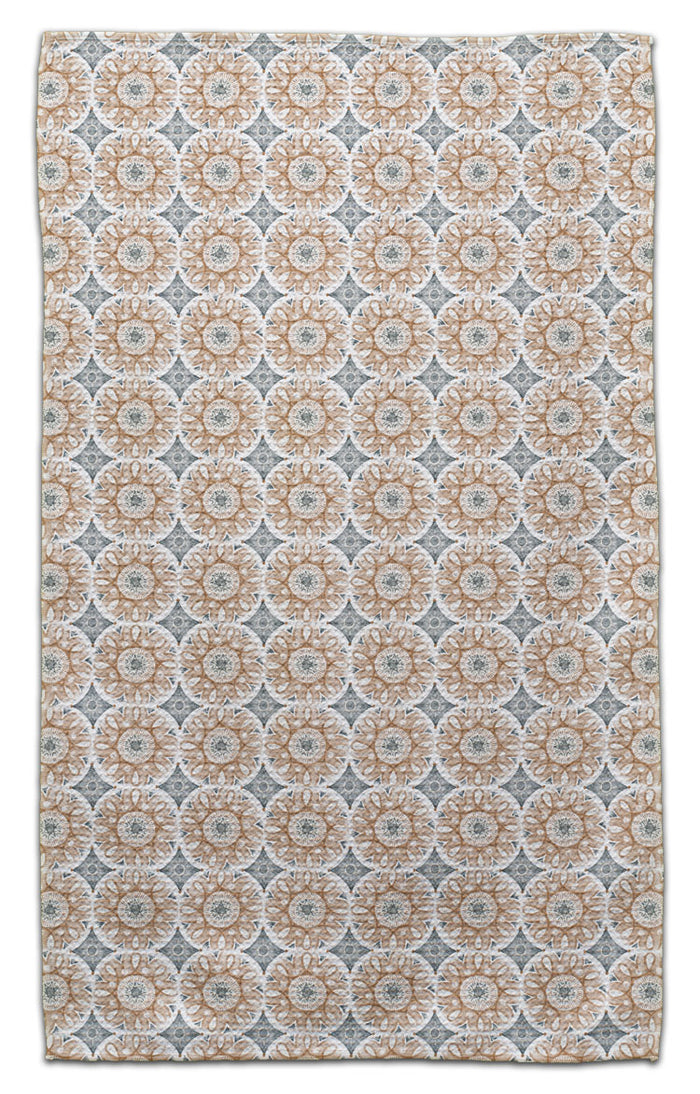 Grey Diamond Tile Eco-Friendly Towel