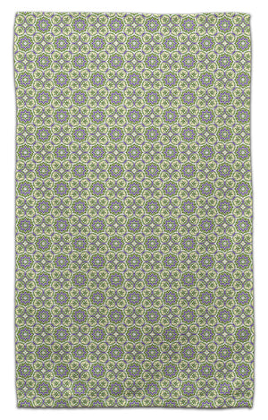 Purple & Green Star Eco-Friendly Towel