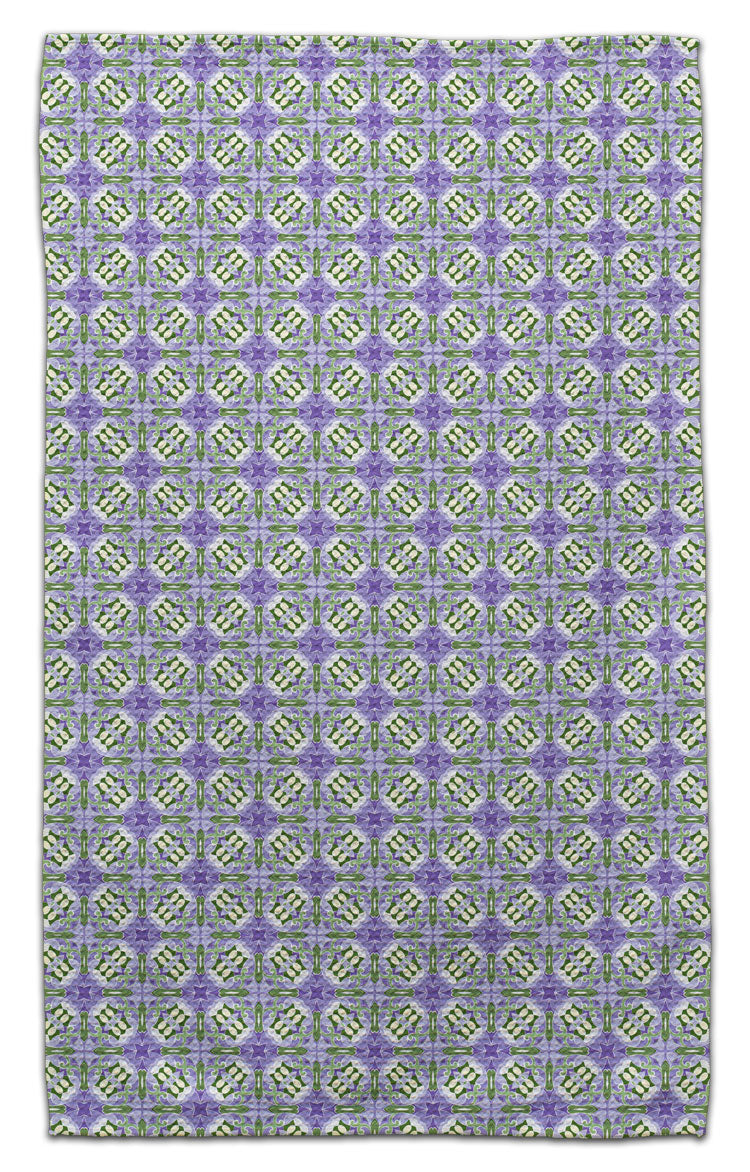 Purple Tile Eco-Friendly Towel