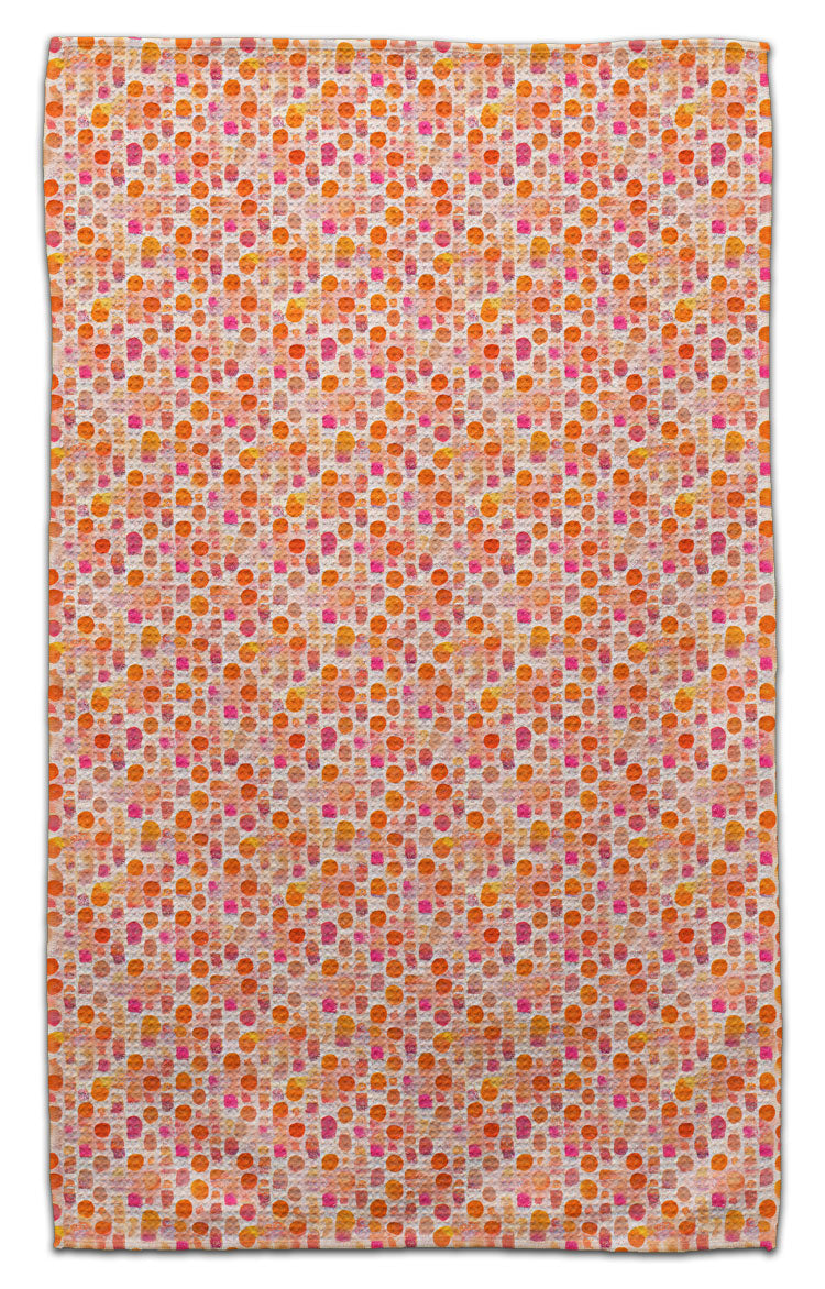 Orange Confetti Eco-Friendly Towel