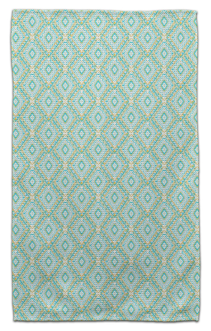 Gold/Blue Diamond Eco-Friendly Towel