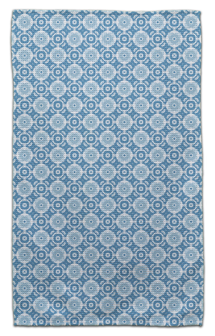 Blue Tile Eco-Friendly Towel