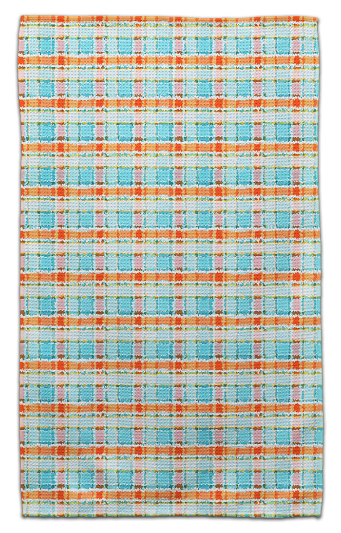 Retro Plaid Eco-Friendly Towel