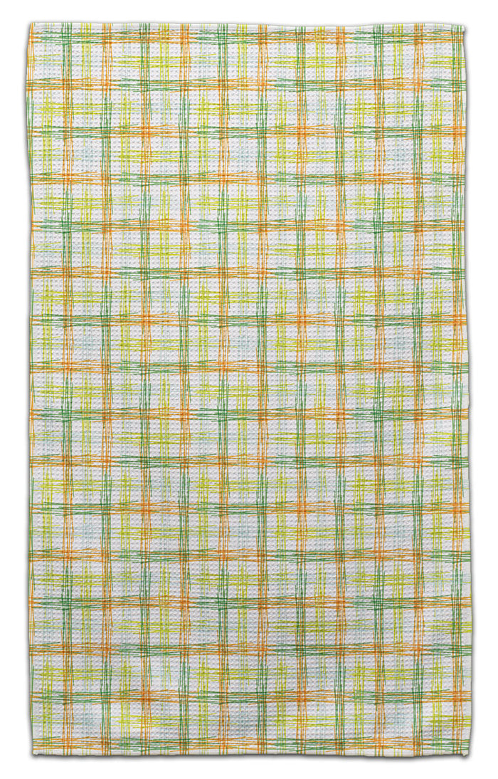 Hashtag Plaid Eco-Friendly Towel