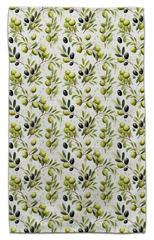 Green & Black Olives Eco-Friendly Towel