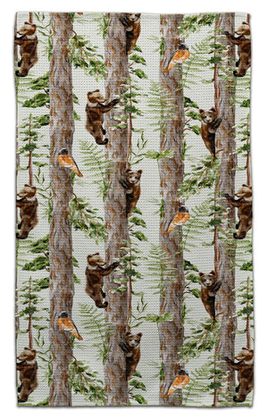 Bears Climbing Trees Eco-Friendly Towel